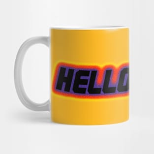 "Hello There" text design Mug